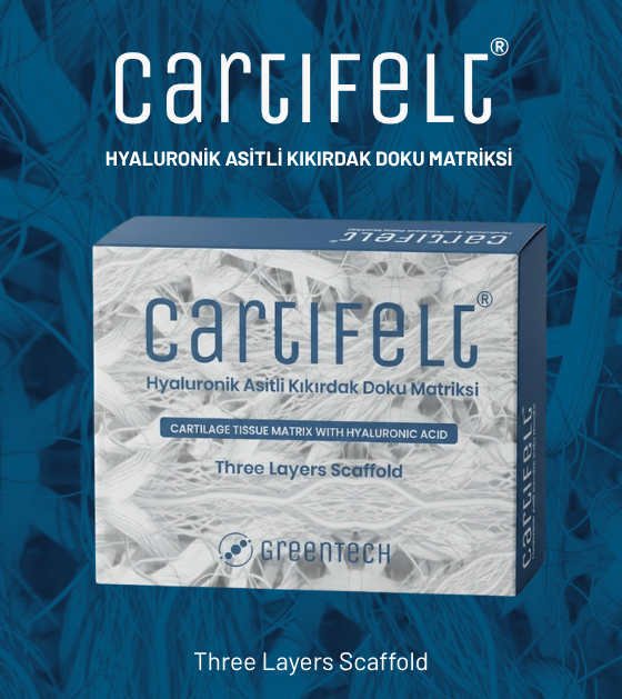 HYALURONİK ASİTLİ KIKIRDAK DOKU MATRİKSİ